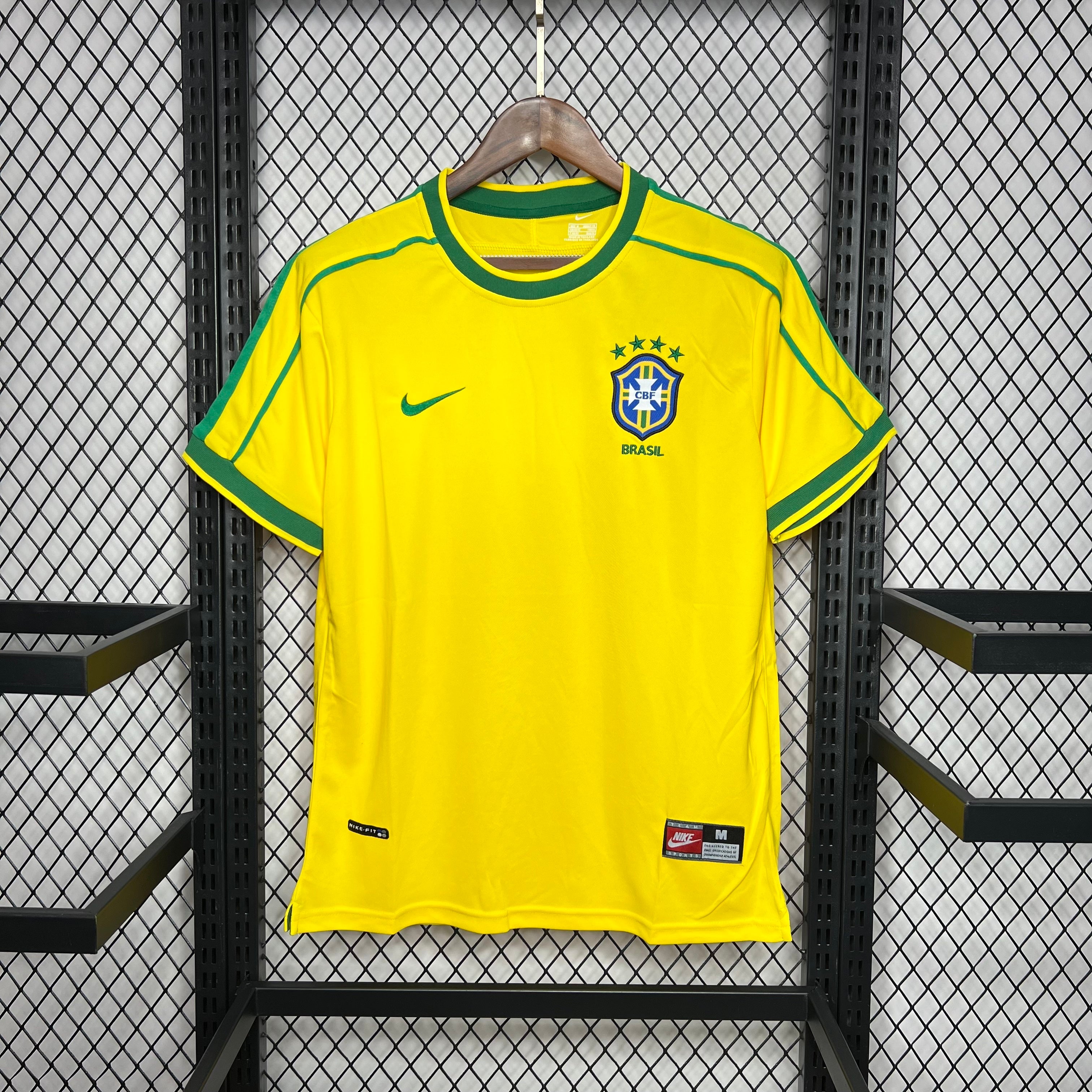 Brazil 1998 Home Retro Jersey8