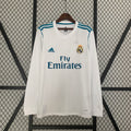 Retro Long Sleeve Real Madrid 17/18 Home S-XXL9