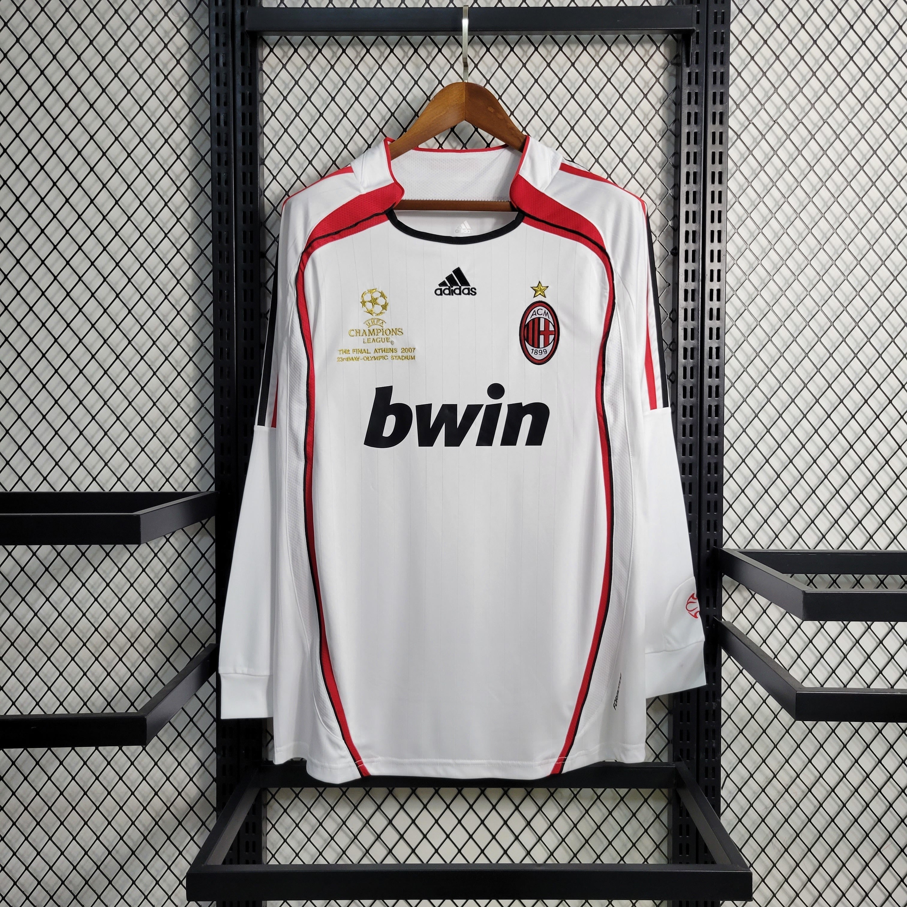 Retro Long Sleeve 2006-07 AC Milan Away Size S-XXL
