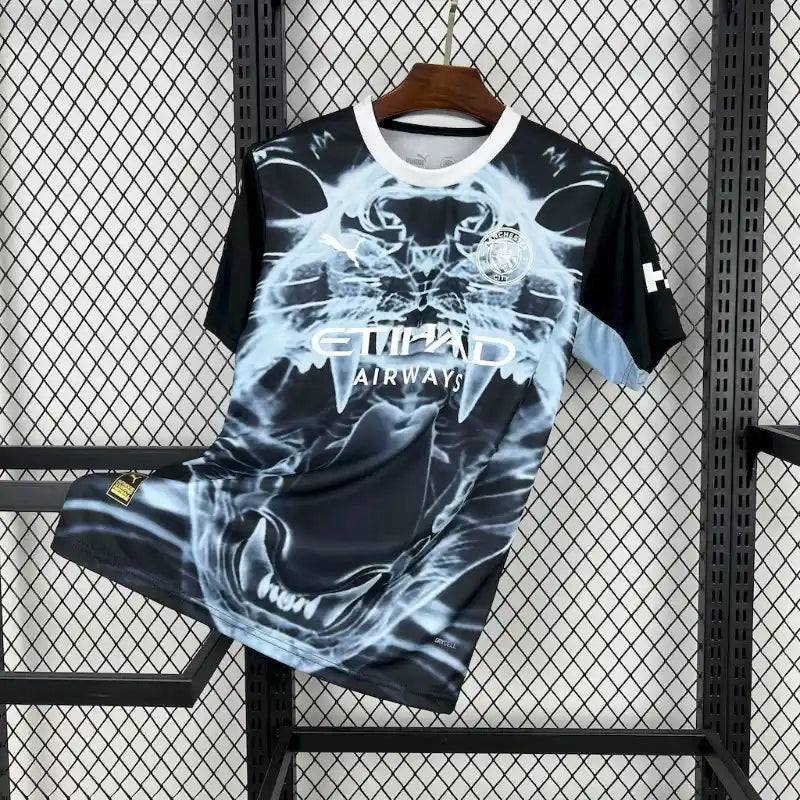 Manchester City 2025/26 Black and blue concept version Jersey S-XXL