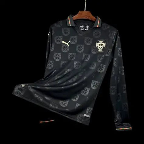 2025 Portugal Tribute to Eusebio Special Edition Long sleeved Fan version