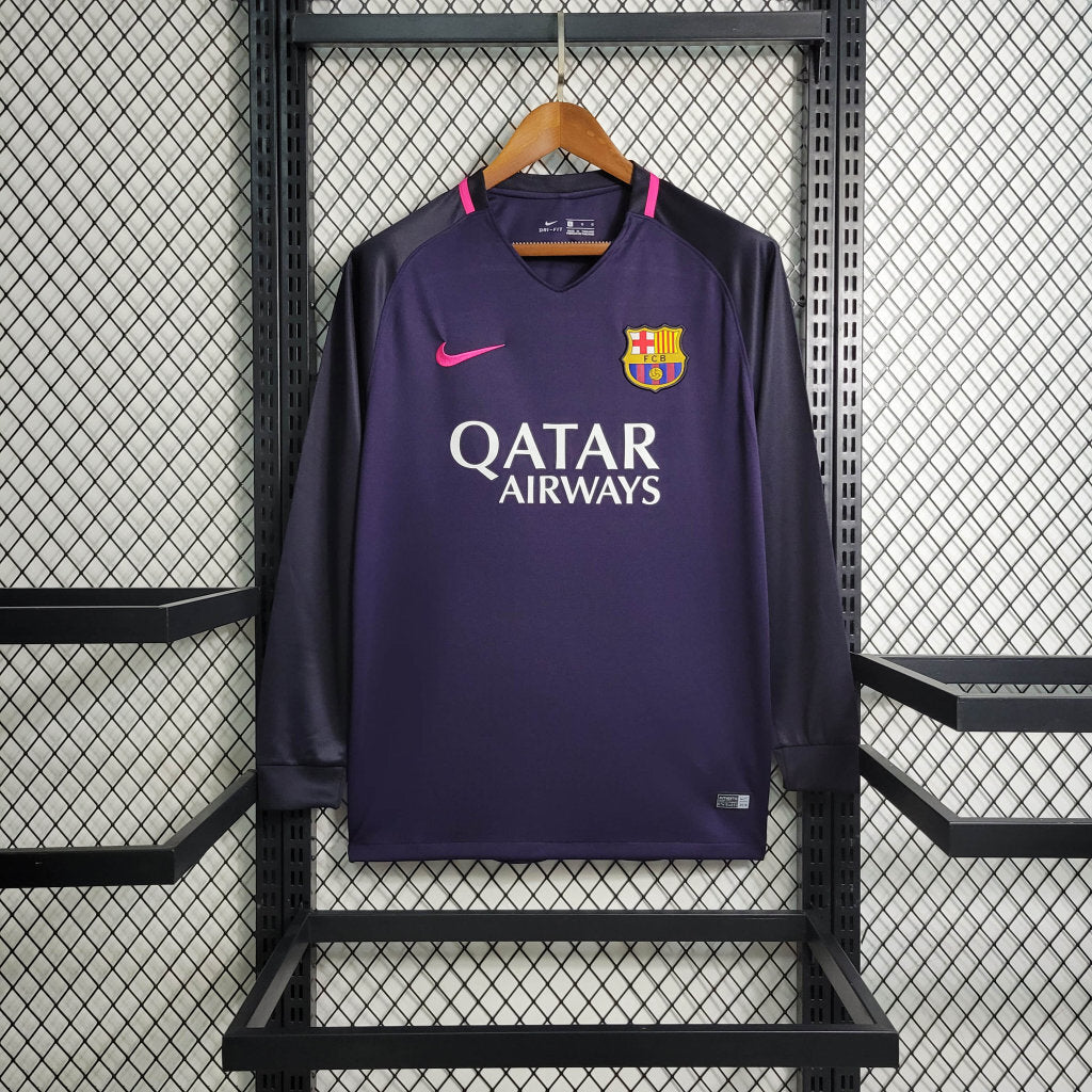 Retrô 16-17 Barcelona Guest Long Sleeve size S-XXL