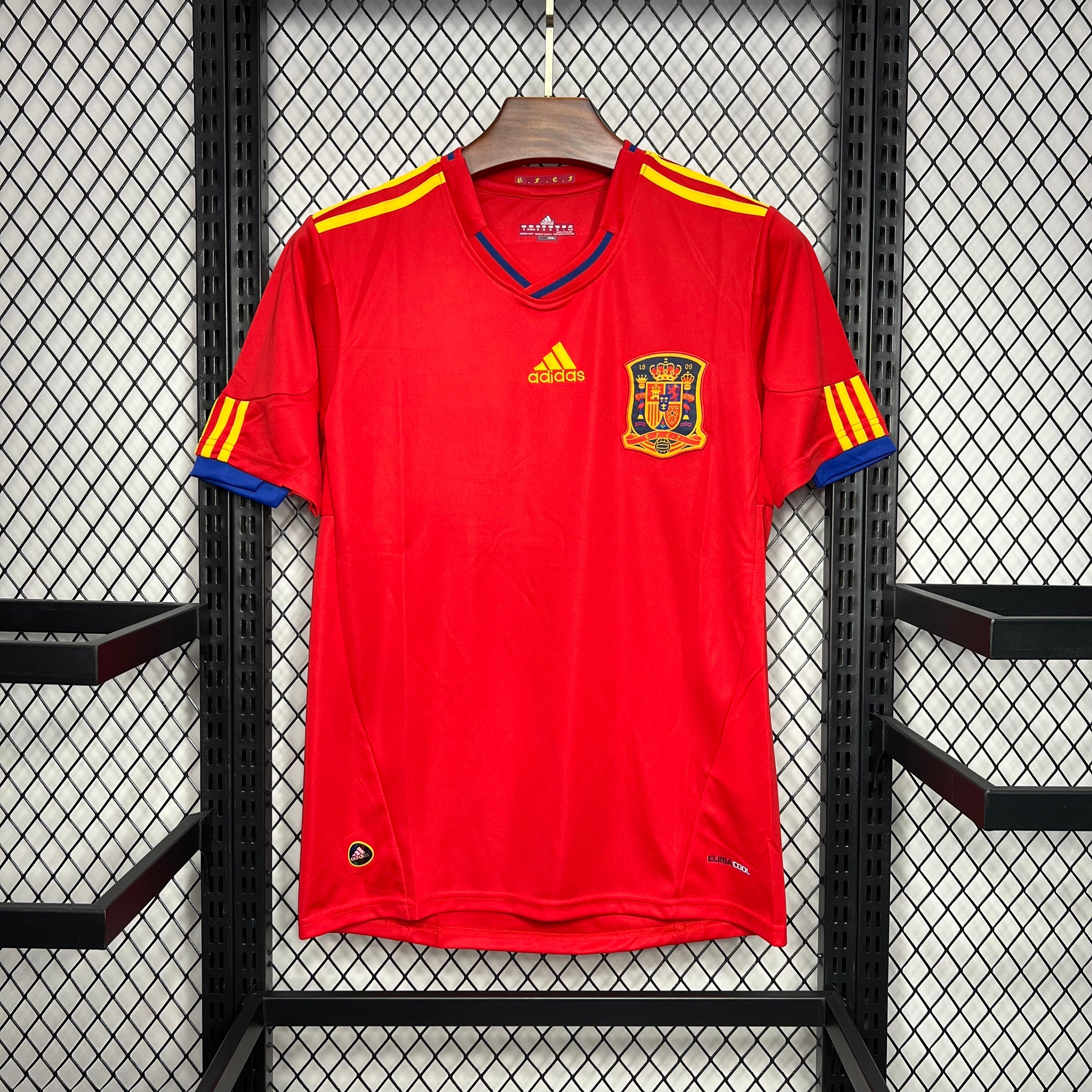 Spain 2010 Home Retro Jersey10
